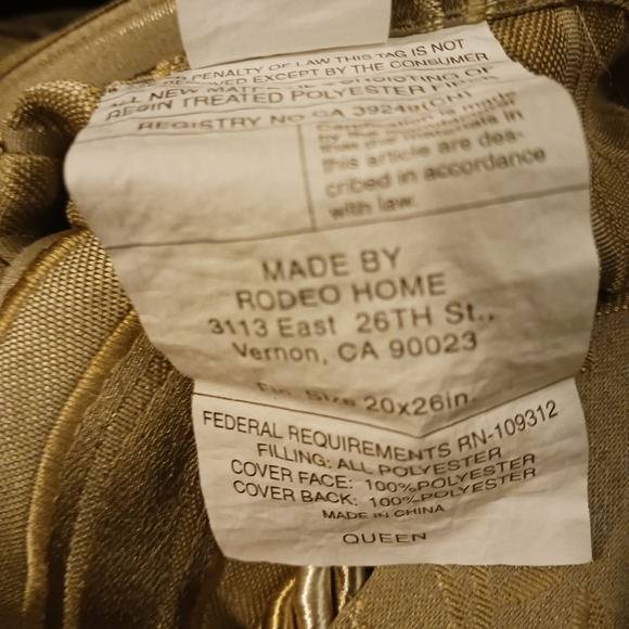 Rodeo Home 🏡2 Vintage Queen Shams Size 20"×26",Like New! Fabulous Gift.🎁SET - Picture 2 of 9